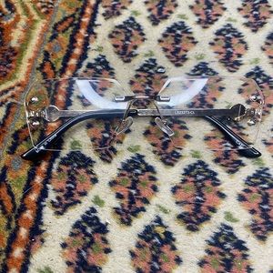 Full Spectrum UV Protectant Clear Sunglasses with Gold details